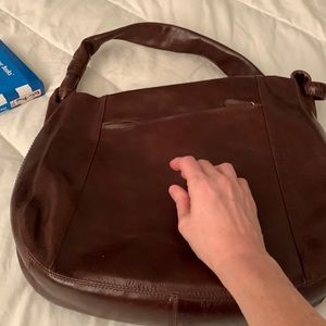 Derek Alexander brown hand bag